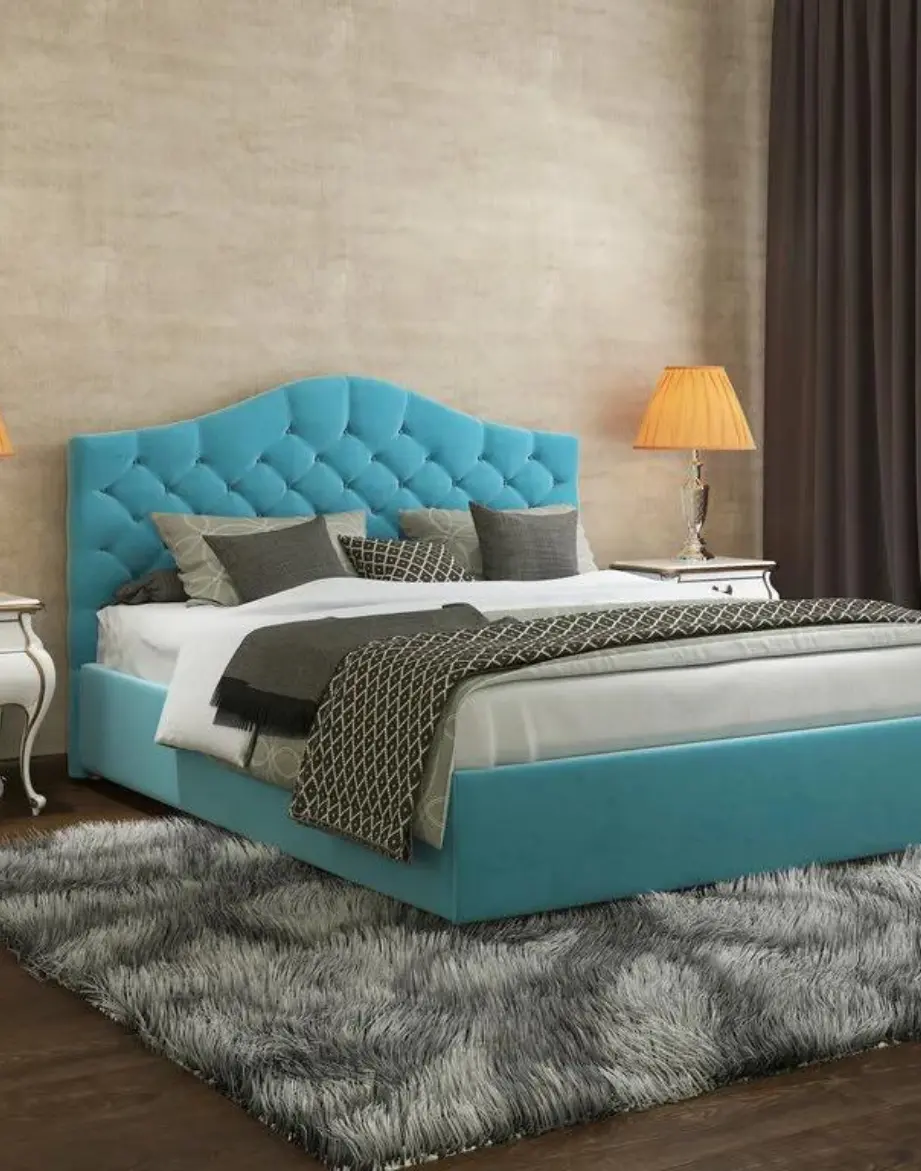 bed designs upholstery headboards in Dubai