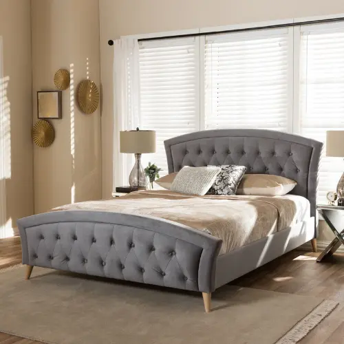 bed designs upholstery headboards in Dubai