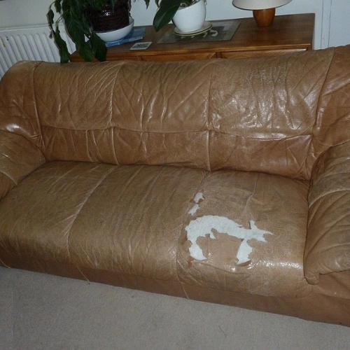 leather sofa scratch repair Dubai