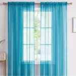 Curtain Aqua Blue color UAE