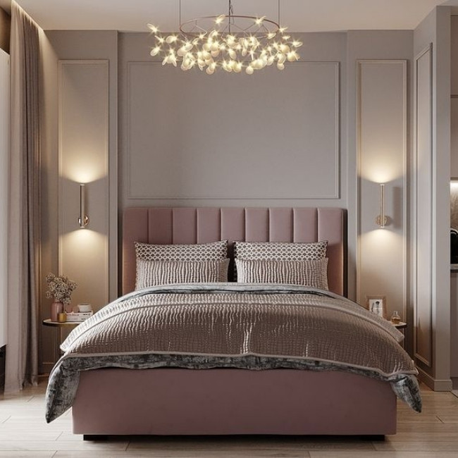 Queen size bed dubai with headboard