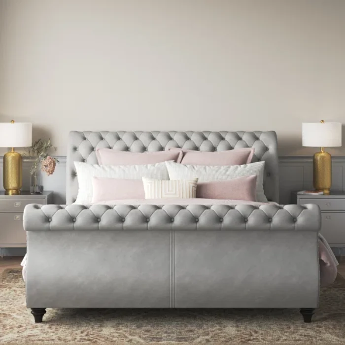 Tufted Bed Upholstery