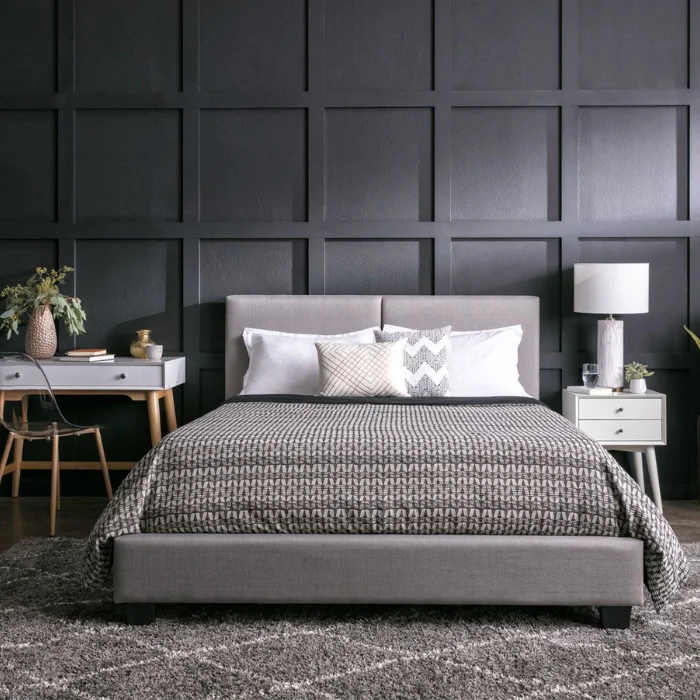 panel bed upholstery