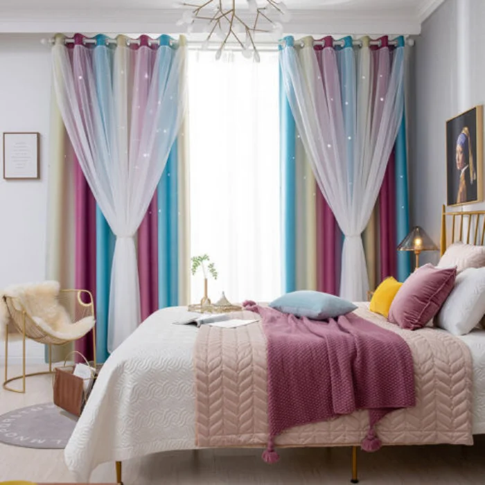 layered curtains in dubai